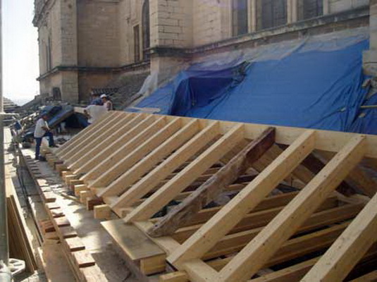 Pedro Salmerón | Actuación en estructuras de cubiertas de madera